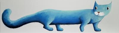 Long Blue Cat