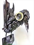 Crow (detail) by Marc Heaton, Sculpture